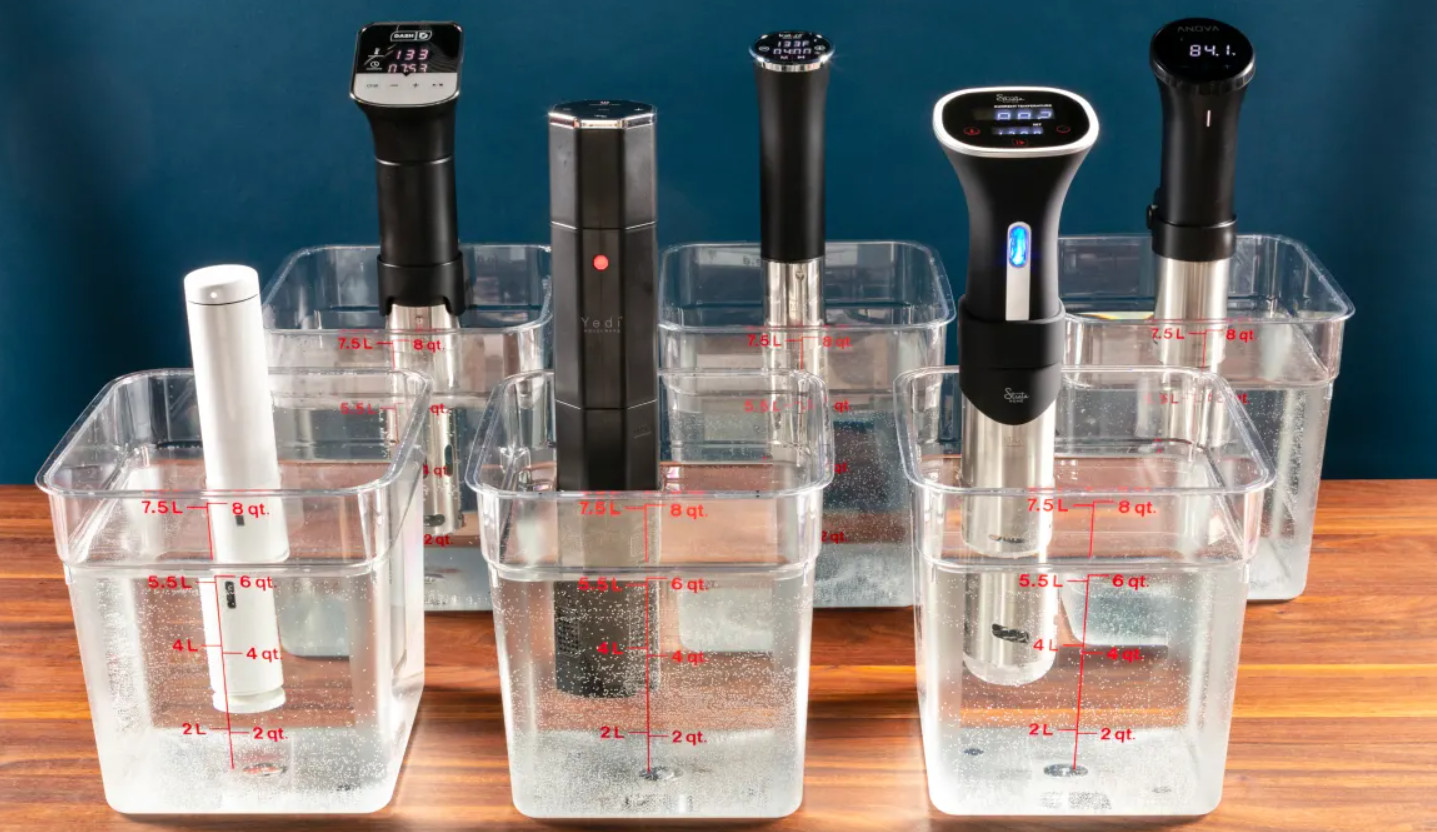 Size and capacity Sous Vide Macinhes